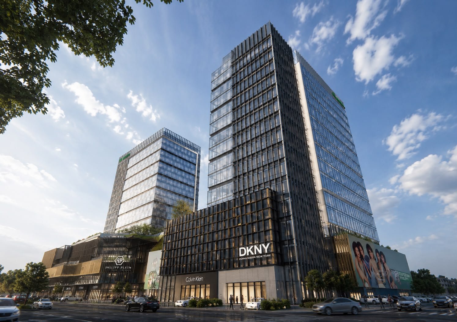 Worm’s-eye tower visualization of Wellington Square