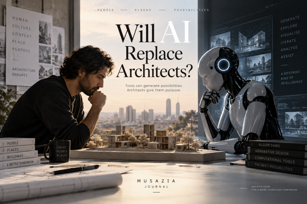 Architect and artificial intelligence exploring the future of architectural design – Will AI Replace Architects?