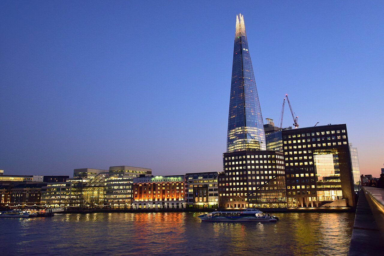 The Shard in London, designed by Renzo Piano Building Workshop